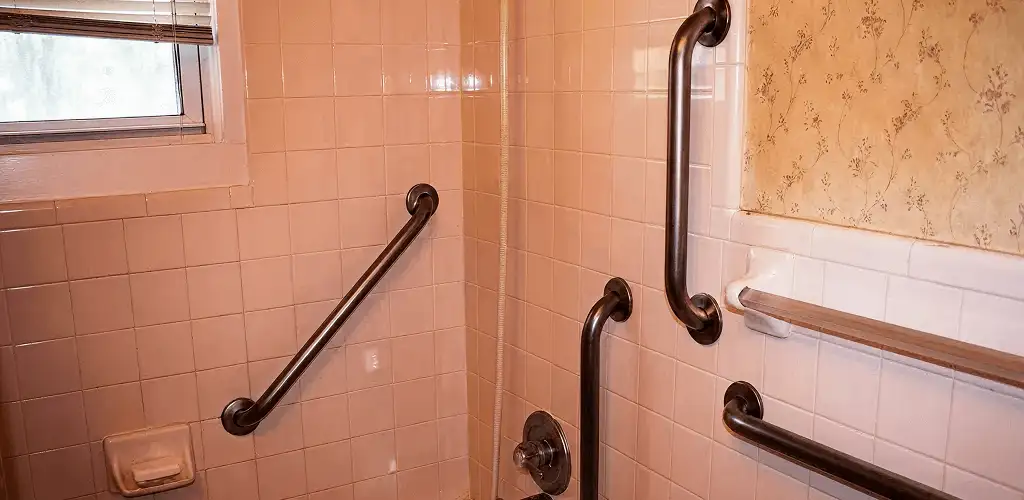 Shower grab bar installation for bathroom safety and accessibility in Lakeland, FL